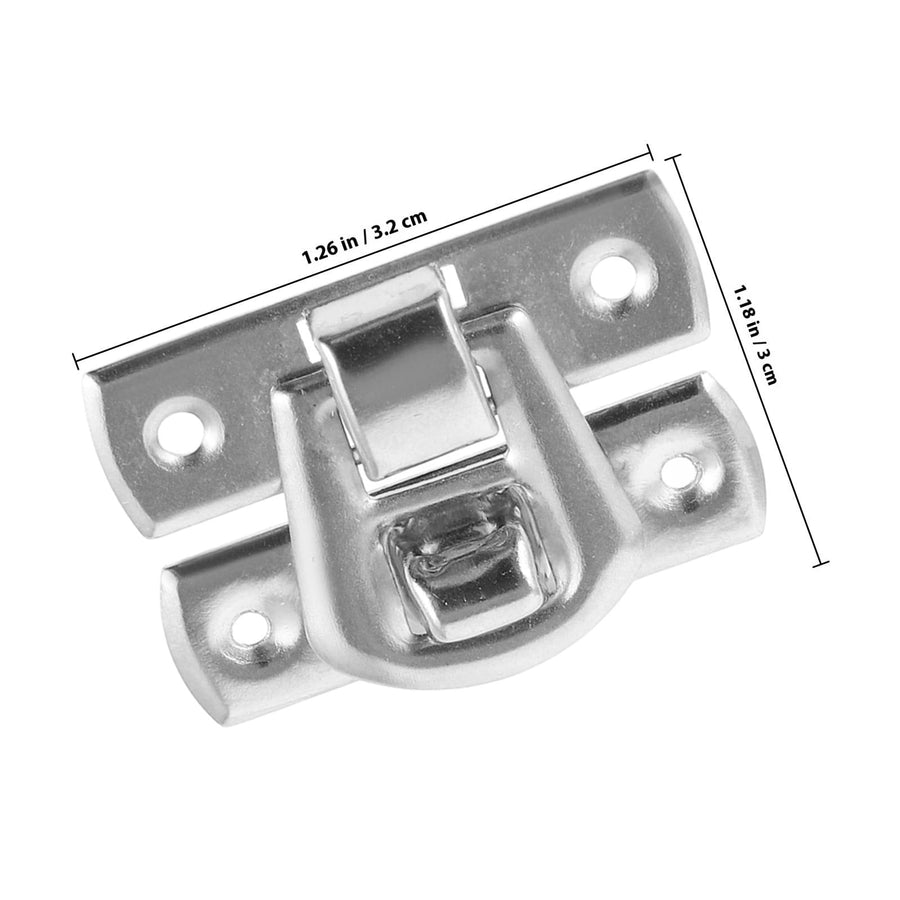 Zinc Alloy Metal Hasp Lock in Plated , Decorative Small Box Clasp for Home and Office Use