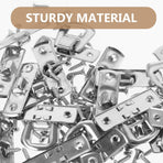 Zinc Alloy Metal Hasp Lock in Plated , Decorative Small Box Clasp for Home and Office Use