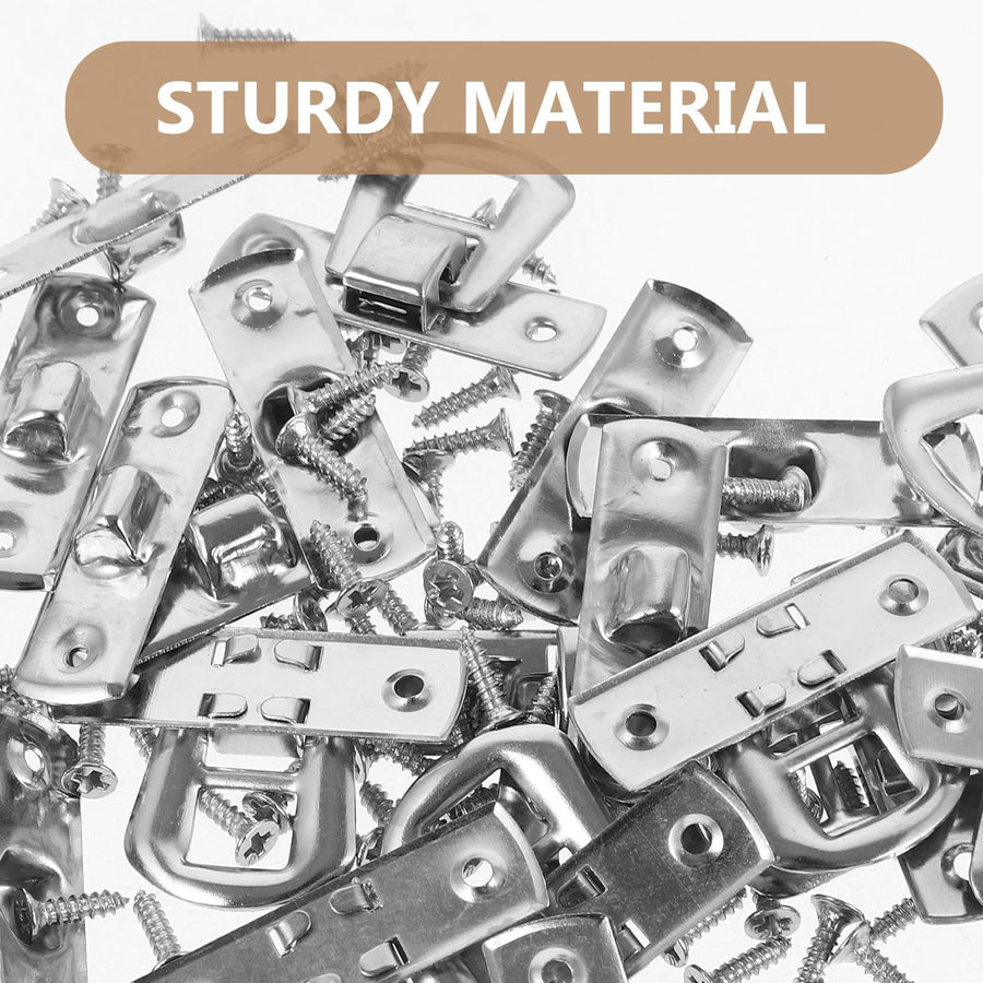 Zinc Alloy Metal Hasp Lock in Plated , Decorative Small Box Clasp for Home and Office Use