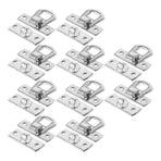 Zinc Alloy Metal Hasp Lock in Plated , Decorative Small Box Clasp for Home and Office Use