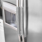 2Pcs Oven Handle Cover Light Grey Machine Washable Kitchen Appliance Protector
