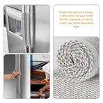2Pcs Oven Handle Cover Light Grey Machine Washable Kitchen Appliance Protector