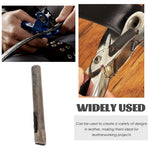 Reusable Metal Craft Punch Tool in Dark Grey for Accurate Hand Punching