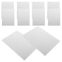 20Pcs White Frosted Plastic Sheets Flame Retardant for Art Projects Picture Frame and Display