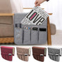 Non-Slip Sofa Armrest Storage Organizer, Waterproof Couch Recliner Remote Control Holder with 5 Pockets Armchair Caddy for Ipad, Phone, Magazines, TV Remote Control