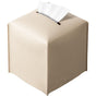 PU Leather Tissue Box Cover Square – Modern PU Leather Cube Tissue Box Holder Decorative for Bathroom Vanity Countertop/Night Stands/Office Desk