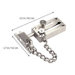 Heavy Duty Iron Door Latch Lock for Home Security, Anti-Theft , and