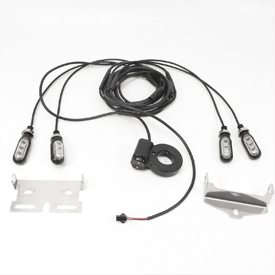 Electric Bicycle Turn Signal V04 12V Waterproof Cable LED Flashing Conversion Kits