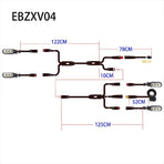 Electric Bicycle Turn Signal V04 12V Waterproof Cable LED Flashing Conversion Kits