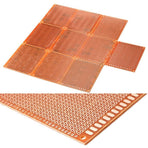 10Pcs 7x9cm PCB Board with Golden Copper for Electronics Projects and Circuit Making