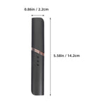 Portable Electric Lash Curler Dark Grey ABS Stylish Appearance Quick Heat
