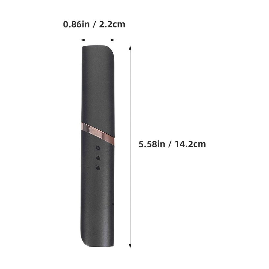 Portable Electric Lash Curler Dark Grey ABS Stylish Appearance Quick Heat