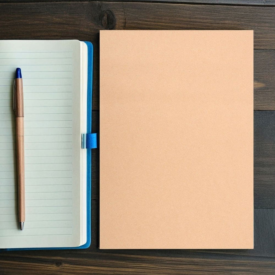 Writing Paper for Blind Blank Writing Paper Light Brown 15pcs