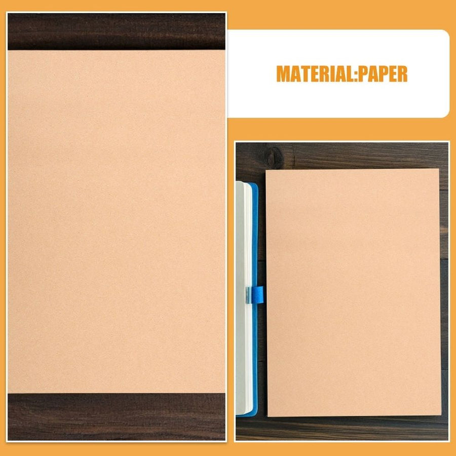 Writing Paper for Blind Blank Writing Paper Light Brown 15pcs