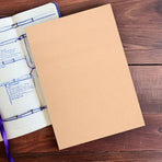 Writing Paper for Blind Blank Writing Paper Light Brown 15pcs