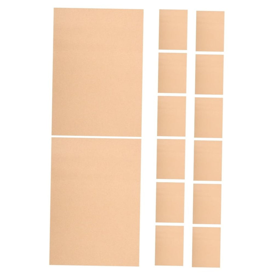 Writing Paper for Blind Blank Writing Paper Light Brown 15pcs
