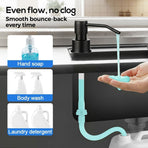 Soap Dispenser for Kitchen Sink, Dish Soap Dispenser, Built in Sink Soap Dispenser, Countertop Soap Dispenser Pump with 47" Extension Tube kit, 1 Set, Multisize