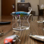 Fishing Lure Display Holder Acrylic Fishing Lure Display Stands Clear Large Fishing Lures Easels for Baits Lure Display
