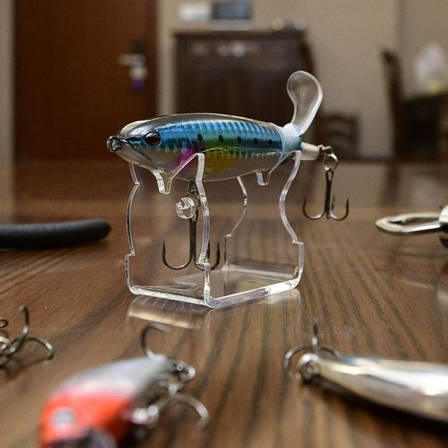 Fishing Lure Display Holder Acrylic Fishing Lure Display Stands Clear Large Fishing Lures Easels for Baits Lure Display