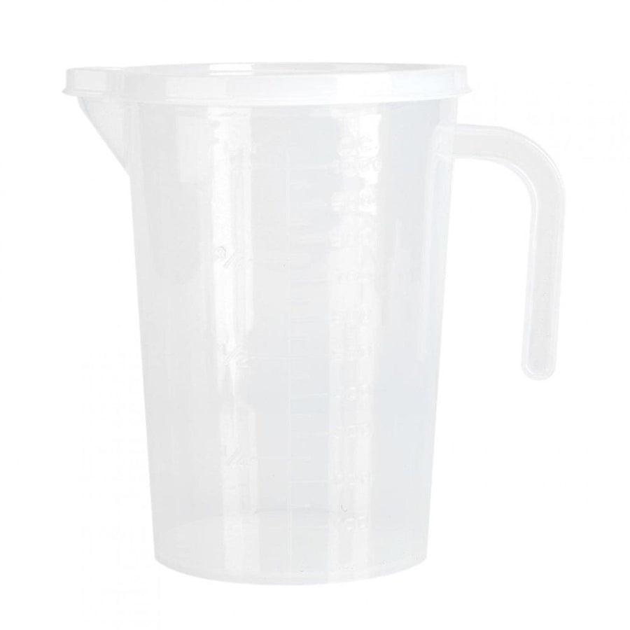 Angled Clear Plastic Cup, Plastic Measuring Cup Lid Angled Measuring Cup Measuring Cups with Lid Kitchen Cooking Baking Accessories, 1 Pcs, 500 ML, 6.29x5.39