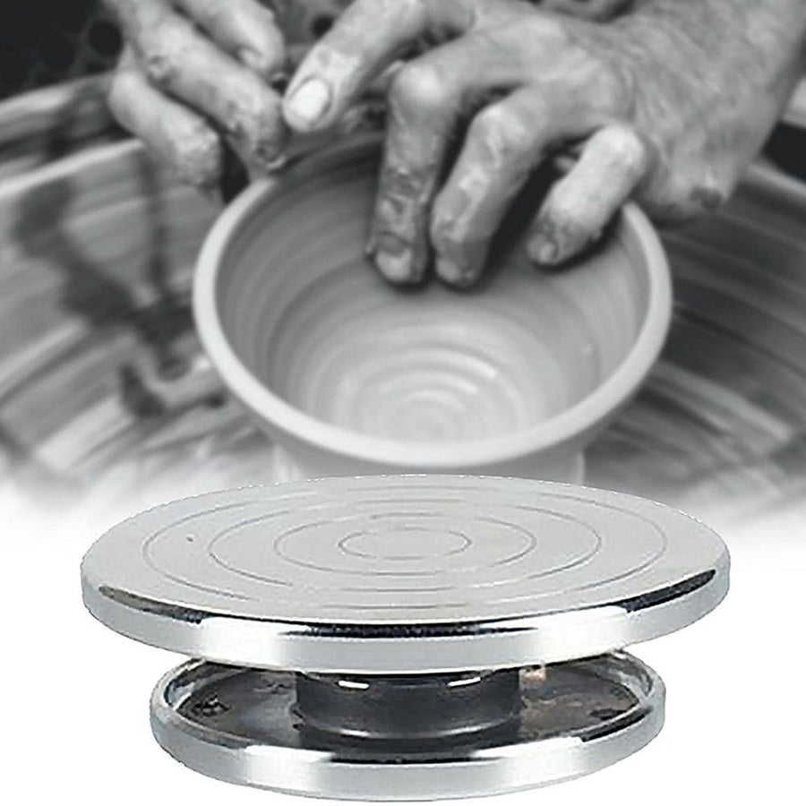 Heavy Duty Sculpting Wheel Turntable Pottery Stand Revolving DIY Tool Art Crafts Platform for Model - 15cm