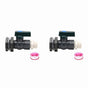 2X PVC Rain Diverter Kit, 3/4 Inch Rain Valve Rain Spigot Kit with Bulkhead Fitting Adapter