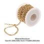 Aluminum Chain for Making, Craft Projects, Beading, and Accessories Supplies