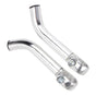 1 Pair Bike Handles Aluminum Deputy Handlebar with Nonslip Grip