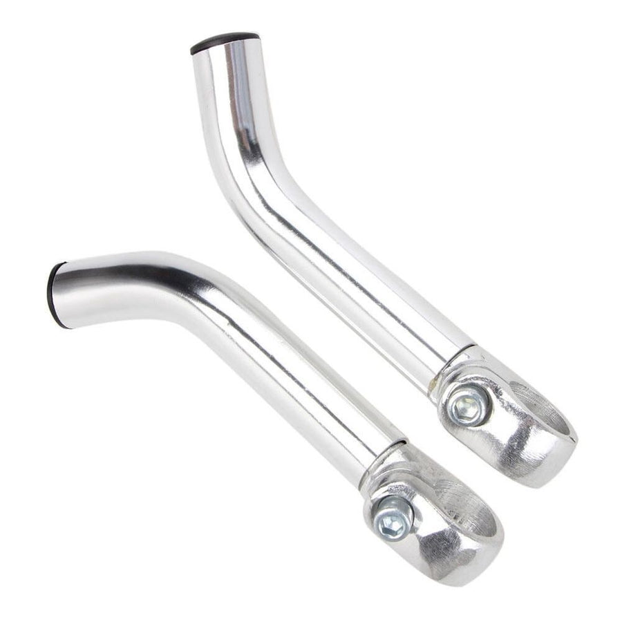 1 Pair Bike Handles Aluminum Deputy Handlebar with Nonslip Grip