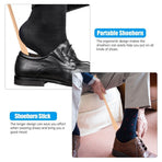 Handheld Wooden Shoe Horn Tool Smooth Durable Lightweight Design for Comfortable Shoe Use
