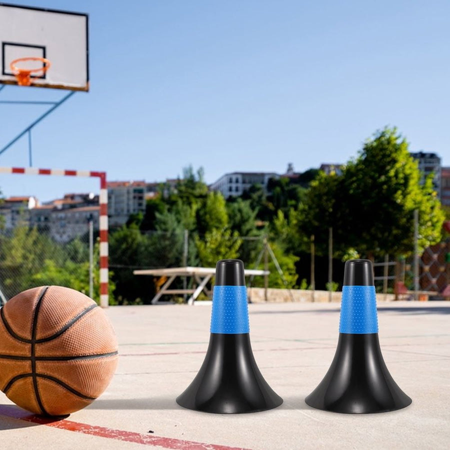 Plastic Basketball Training Cones Multi-Color for Home Use Easy to Set Up