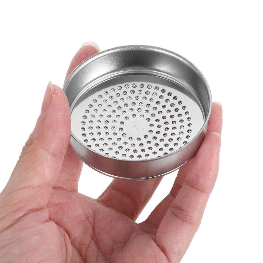 Silver Stainless Steel Espresso Strainer for Home Prevents Clogging Easy to Clean