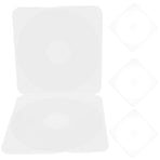4Pcs Transparent Plastic Storage Cases Portable and Lightweight for Travel