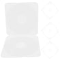 4Pcs Transparent Plastic Storage Cases Portable and Lightweight for Travel