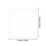 4Pcs Transparent Plastic Storage Cases Portable and Lightweight for Travel