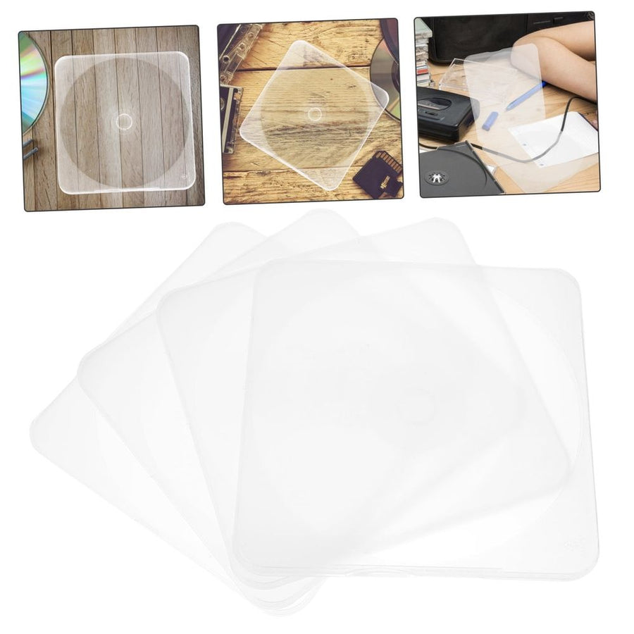 4Pcs Transparent Plastic Storage Cases Portable and Lightweight for Travel
