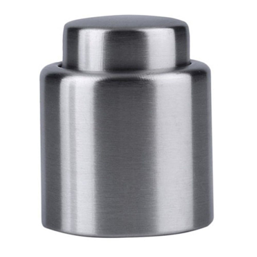 Wine Bottle Plug Stainless Steel Plated Silver for Preserve Use in Restaurants Bars and Hotels