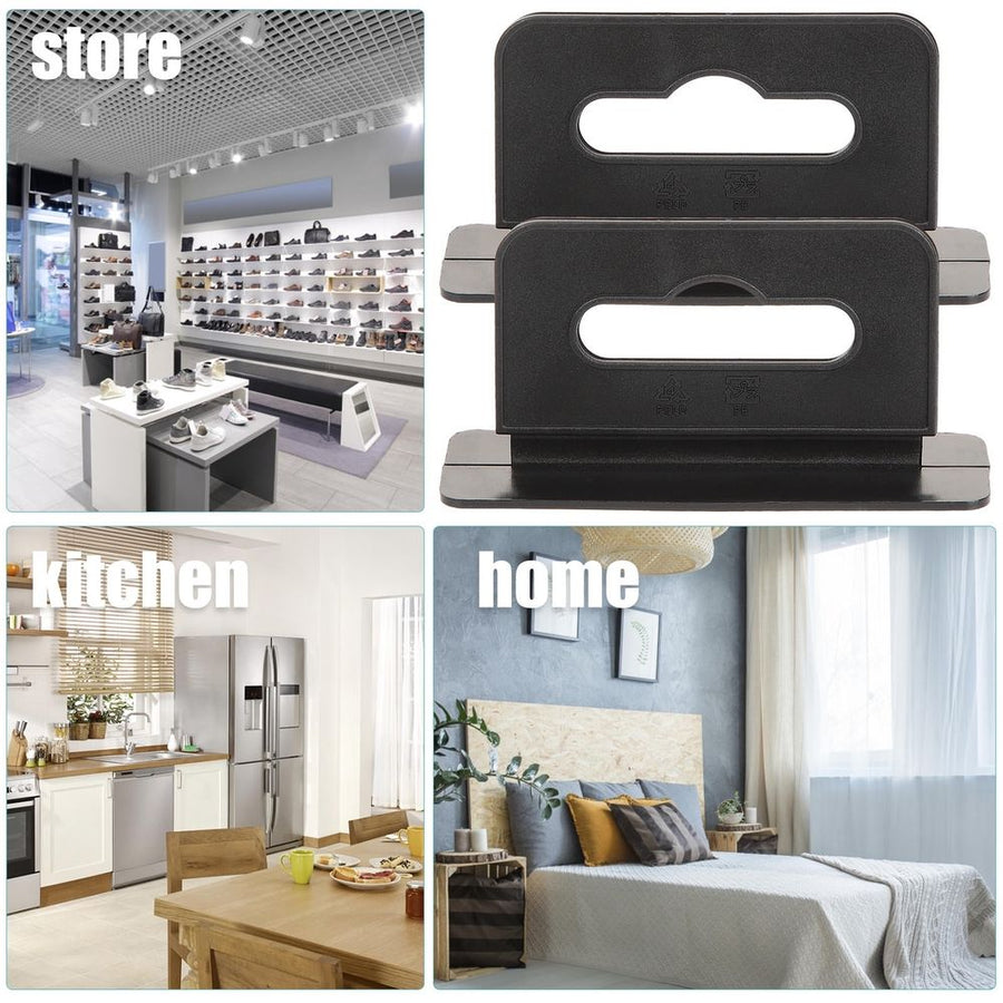 Aircraft Hole Hook, PVC, Self-Adhesive, Practical for Home and Mall 200Pcs