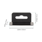 Aircraft Hole Hook, PVC, Self-Adhesive, Practical for Home and Mall 200Pcs