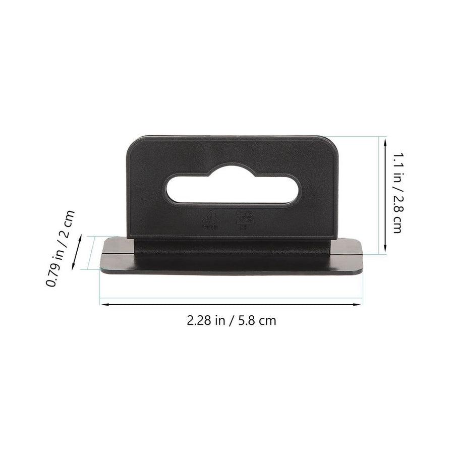 Aircraft Hole Hook, PVC, Self-Adhesive, Practical for Home and Mall 200Pcs