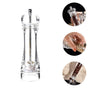 Manual Salt and Pepper Mill Transparent Shaker with Comfortable Grip and Precise Grinding