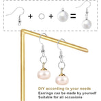 DIY Jewelry Making Kit: 925 Silver Earring Hooks & Jump Rings, 200Pcs
