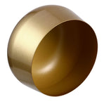 Elegant Golden Metal Flower Pot for Indoor Home Decoration and Planting, Stylish Plant Container