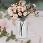 Grey Colored Vase for Home Chic Glass Flower Container 1Pc