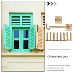 1Pcs Window Wind Hook Made of Pure Copper for Home Decoration