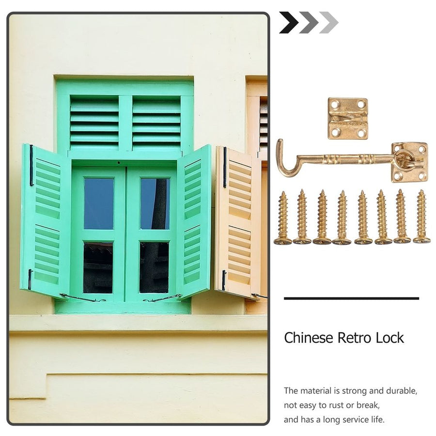 1Pcs Window Wind Hook Made of Pure Copper for Home Decoration