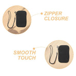 DRAFIDEEP Waterproof Neoprene Cell Phone Sleeve Pouch with Zipper Closure and Strap