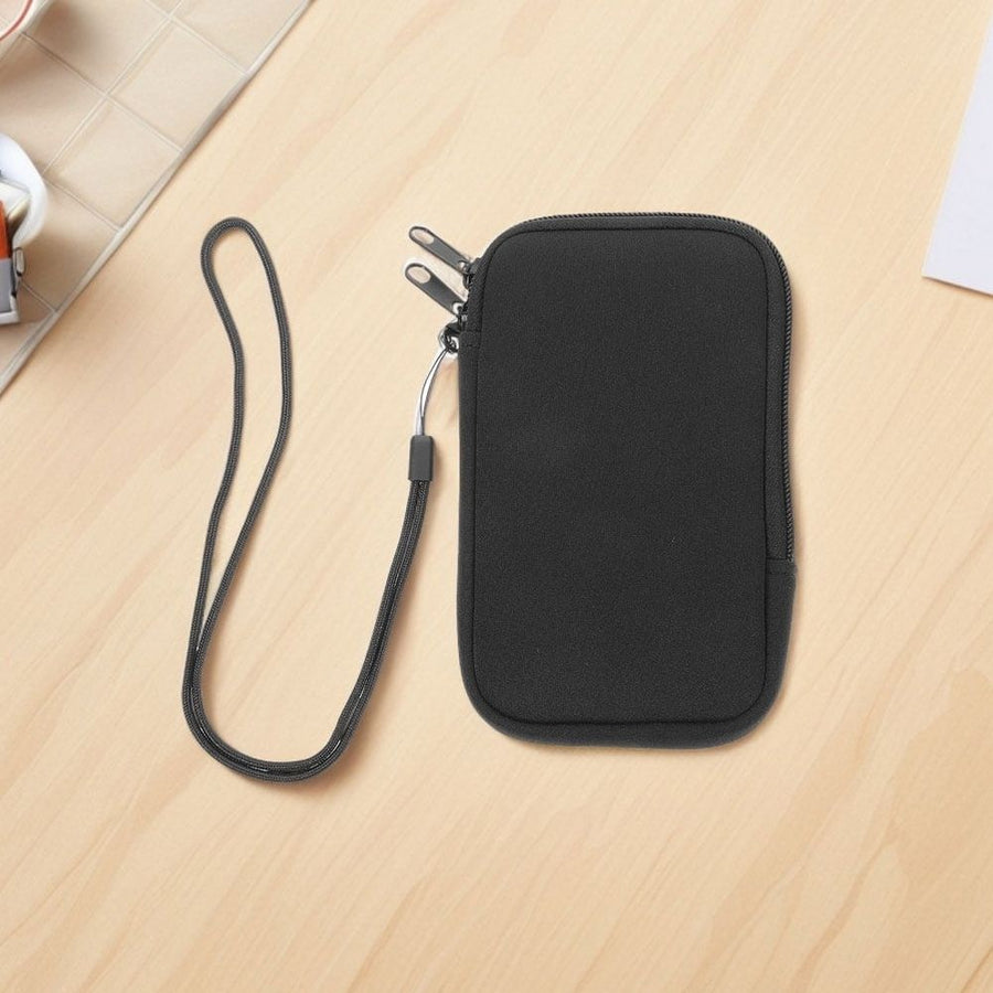 DRAFIDEEP Waterproof Neoprene Cell Phone Sleeve Pouch with Zipper Closure and Strap