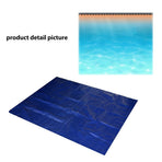 1Pc Rainproof Blue Pool Floor Pad Cover for Inflatable and Frame Pools Durable Material