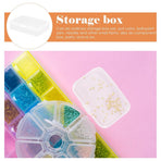 9Pcs Clear Plastic Storage Boxes with Durable PP Material for Small Parts and Jewelry